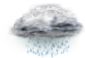 Dull, moderate rain